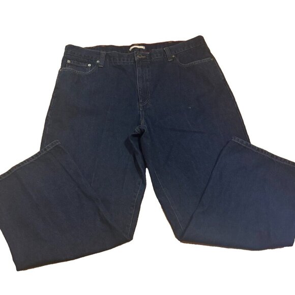 LL Bean Jeans Mens 40x29 Blue Denim Natural Fit - Picture 1 of 4